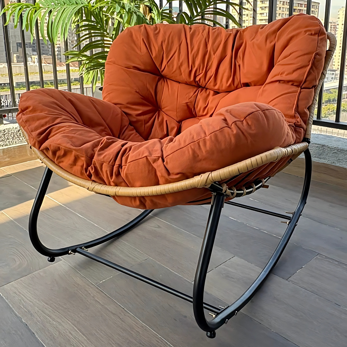 SILLA BOHO- ORANGE